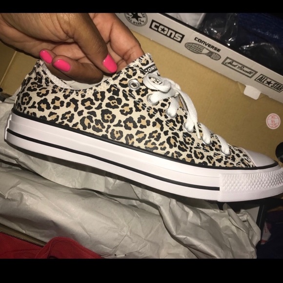 kids cheetah converse